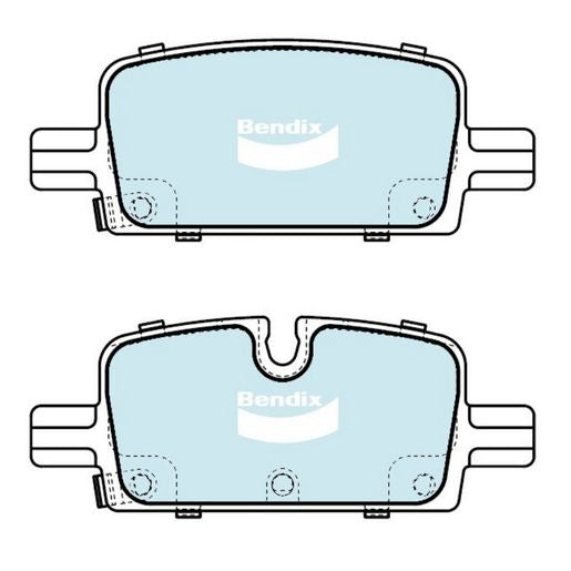 Bendix 4x4 Brake Pad Set DB2638 4WD