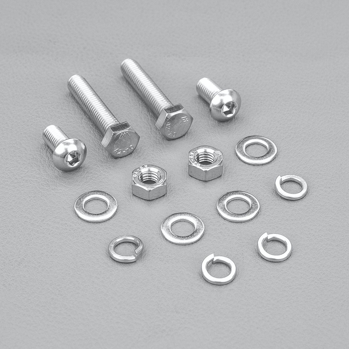 STEDI Side Brackets For LED Light Bars Brushed Stainless 59mm Profile