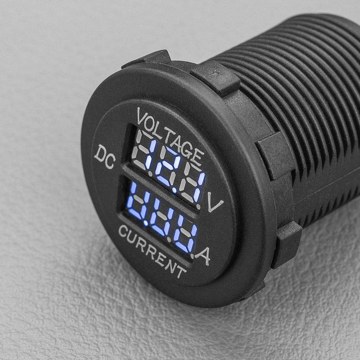 STEDI Dual Display 4X4 Volt Amp Meter Gauge Monitor Flush Mount