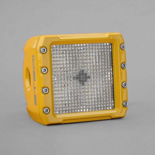 STEDI Mining Light Spread Diffuse  LED Square Yellow LEDMINEC4DIFFUSE