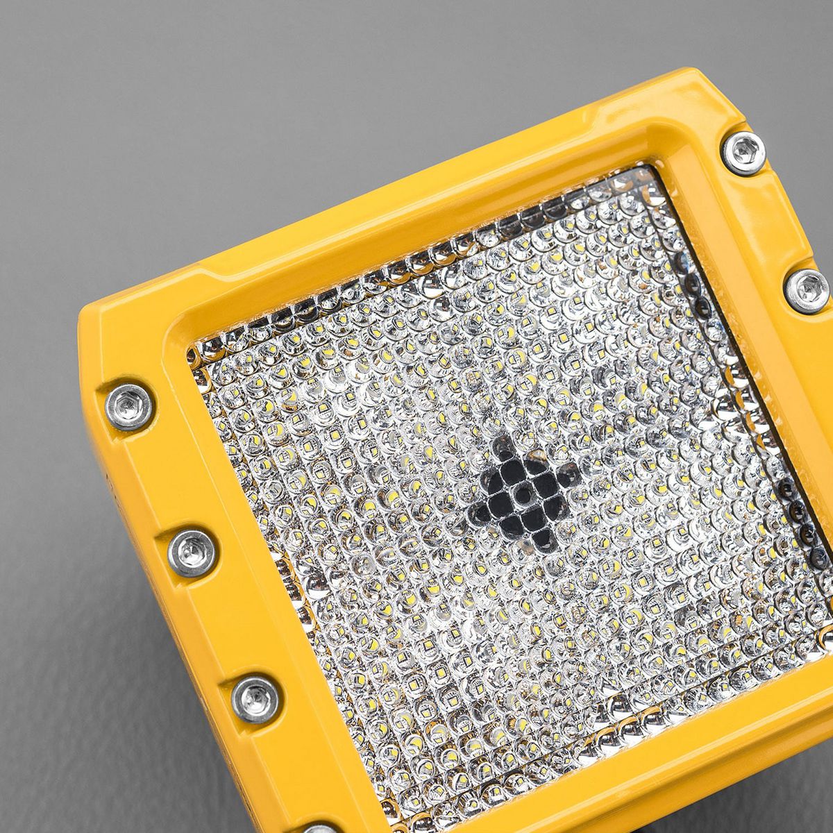 STEDI Mining Light Spread Diffuse  LED Square Yellow LEDMINEC4DIFFUSE