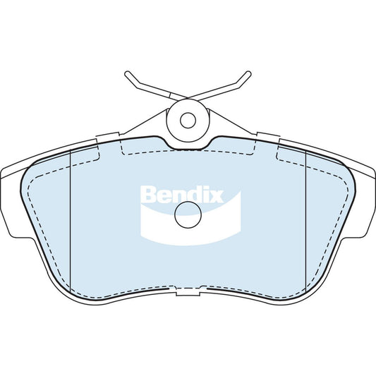 Bendix Heavy Duty Brake Pad Set Rear DB2327 HD