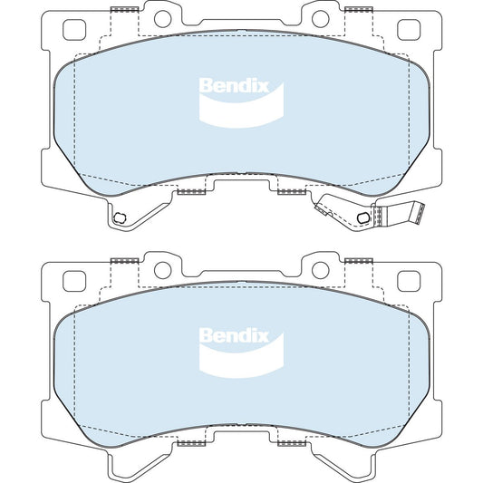 Bendix 4x4 Brake Pad Set Front DB2639 -4WD