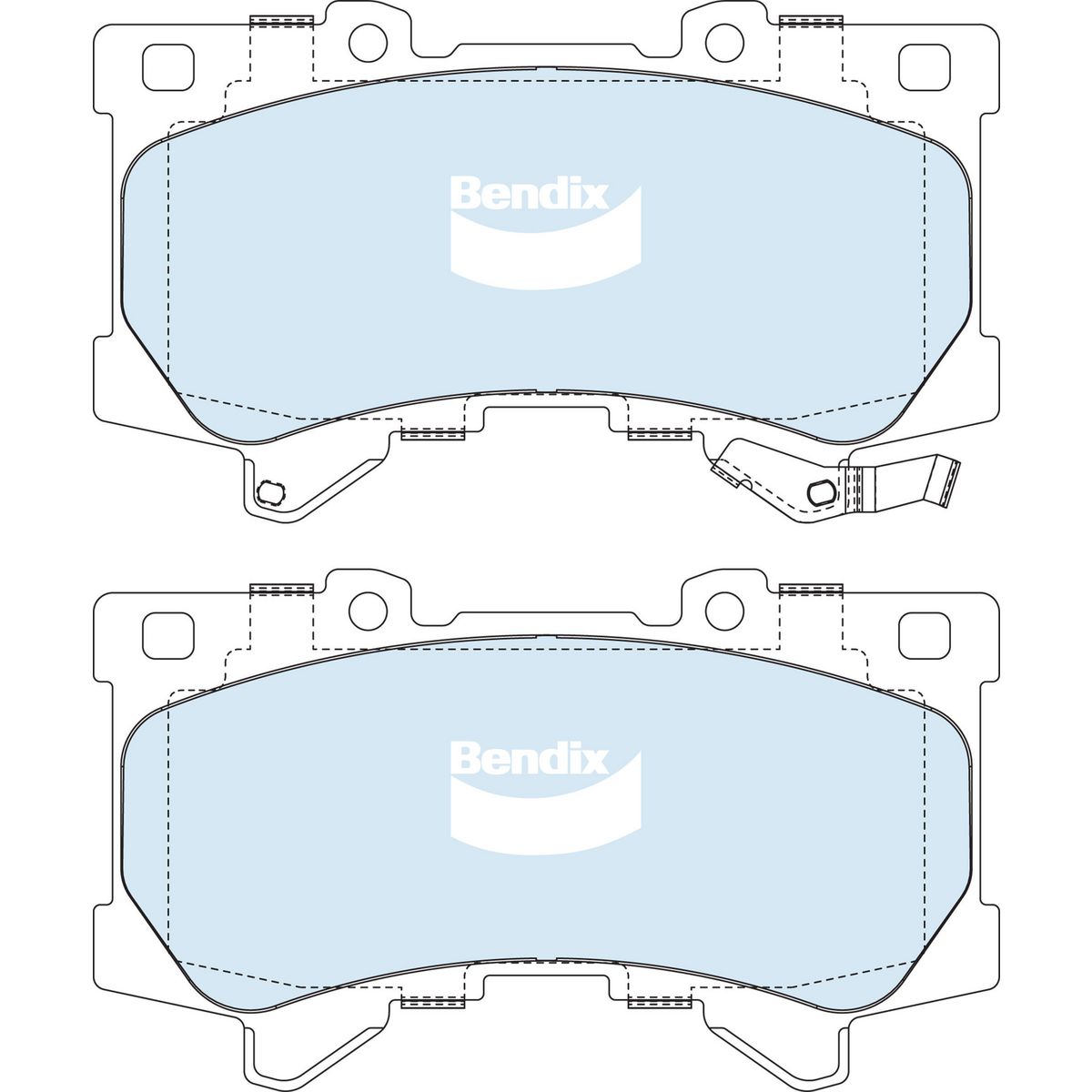 Bendix Heavy Duty Brake Pad Set Front DB2639 HD