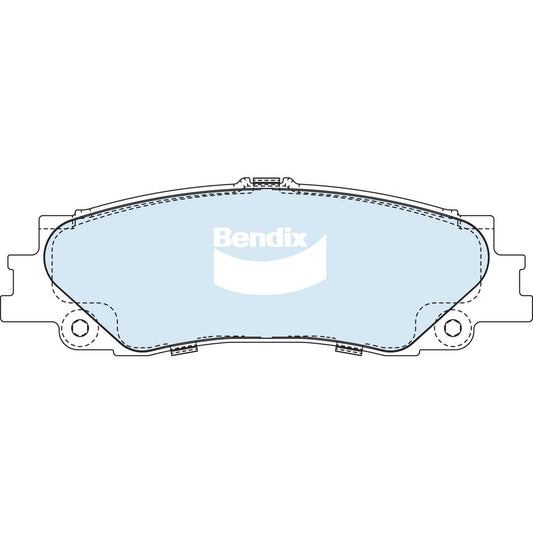 Bendix Heavy Duty Brake Pad Set Rear DB2640 HD