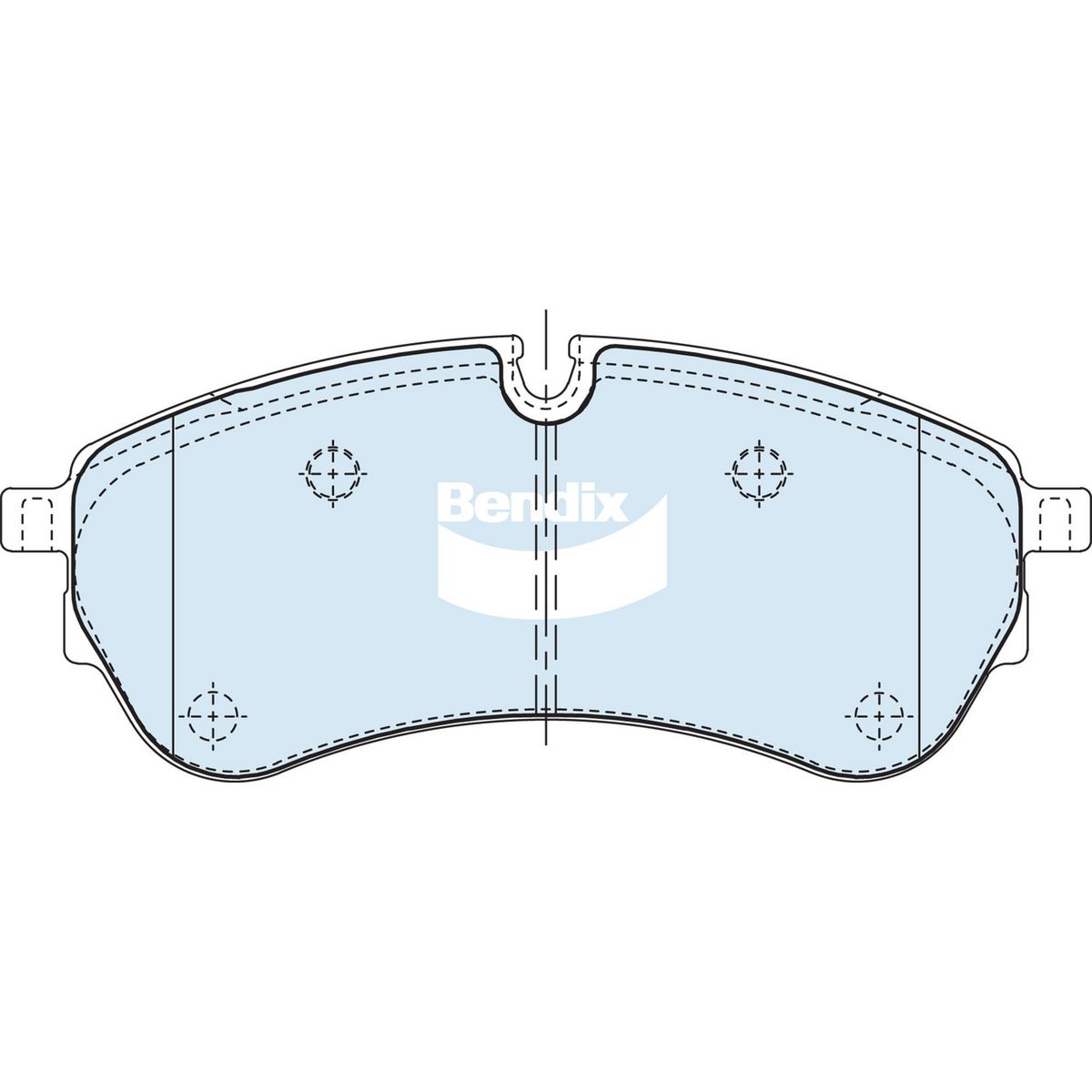 Bendix Heavy Duty Brake Pad Set Front DB2681 HD
