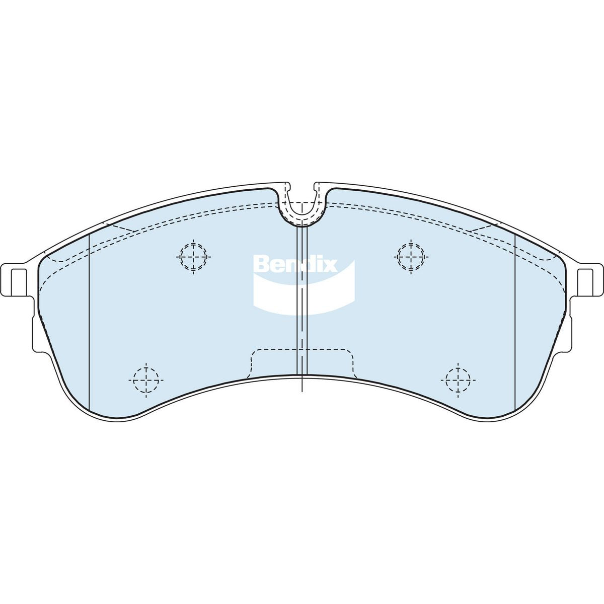 Bendix Heavy Duty Brake Pad Set Front DB2682 HD
