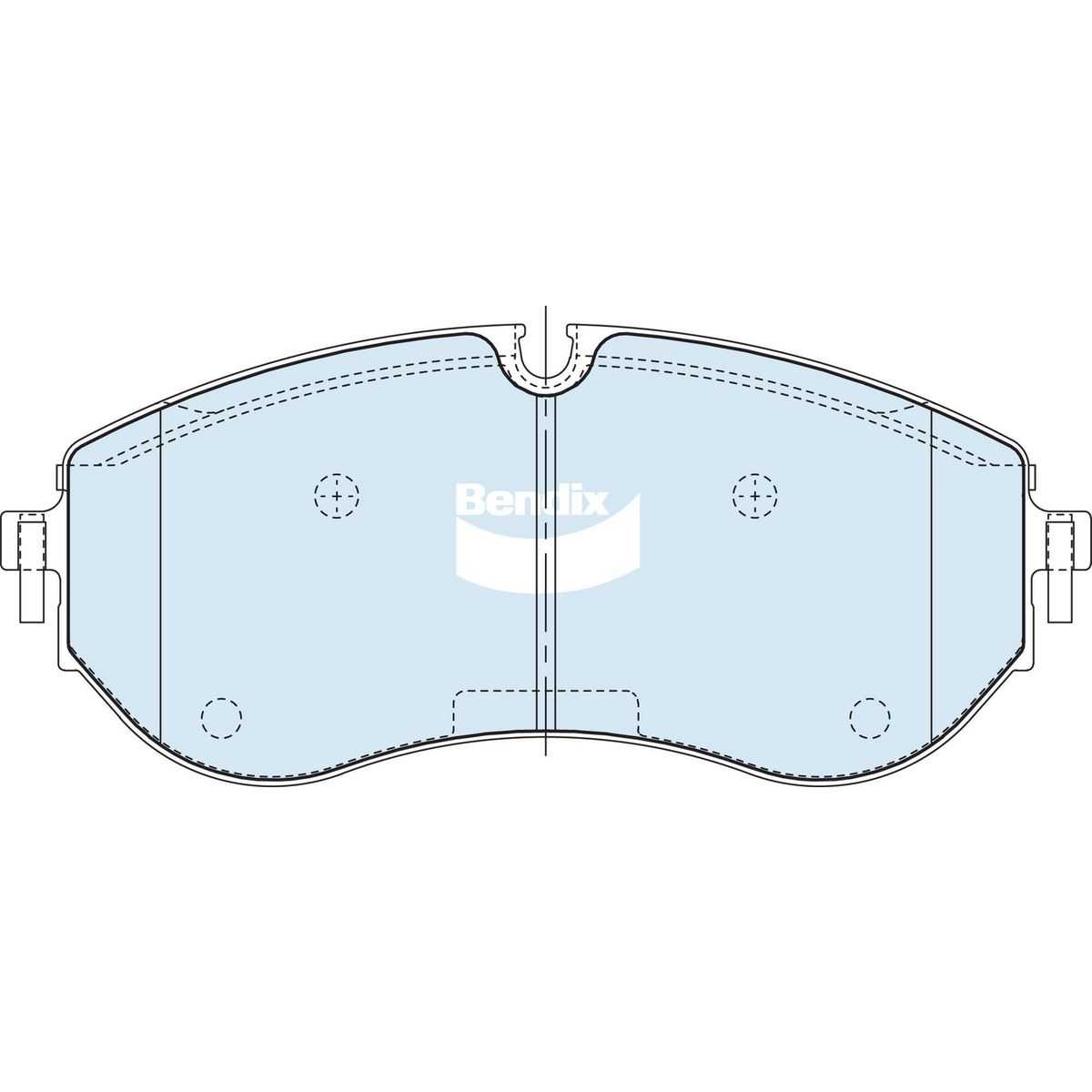 Bendix Heavy Duty Brake Pad Set Front DB2683 HD