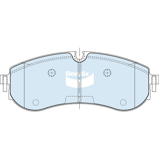 Bendix Heavy Duty Brake Pad Set Rear DB2684 HD