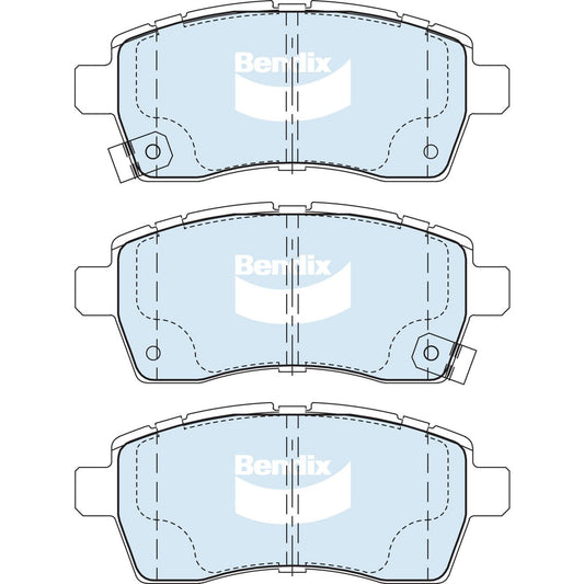 Bendix General CT Brake Pad Set Front DB2542 GCT
