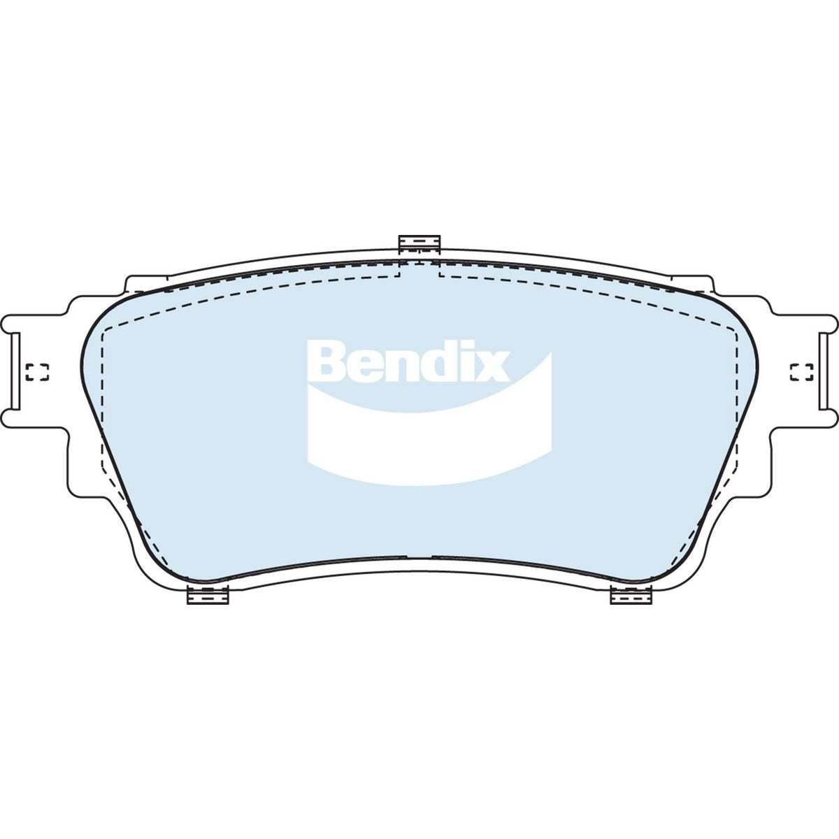 Bendix 4x4 Brake Pad Set Rear DB2634 -4WD