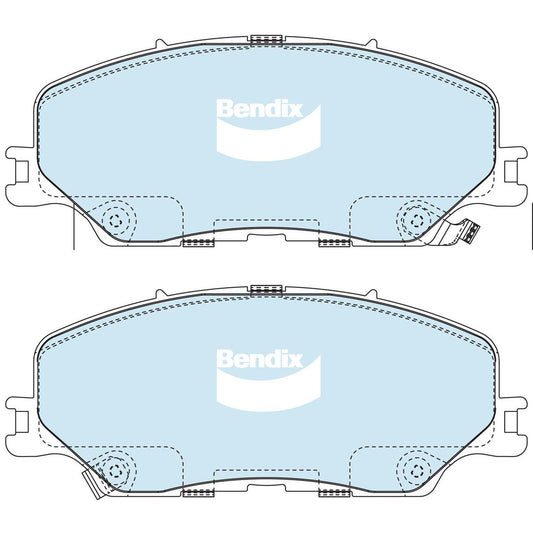 Bendix Ultimate 4WD Brake Pad Set Rear DB2533 ULT4WD