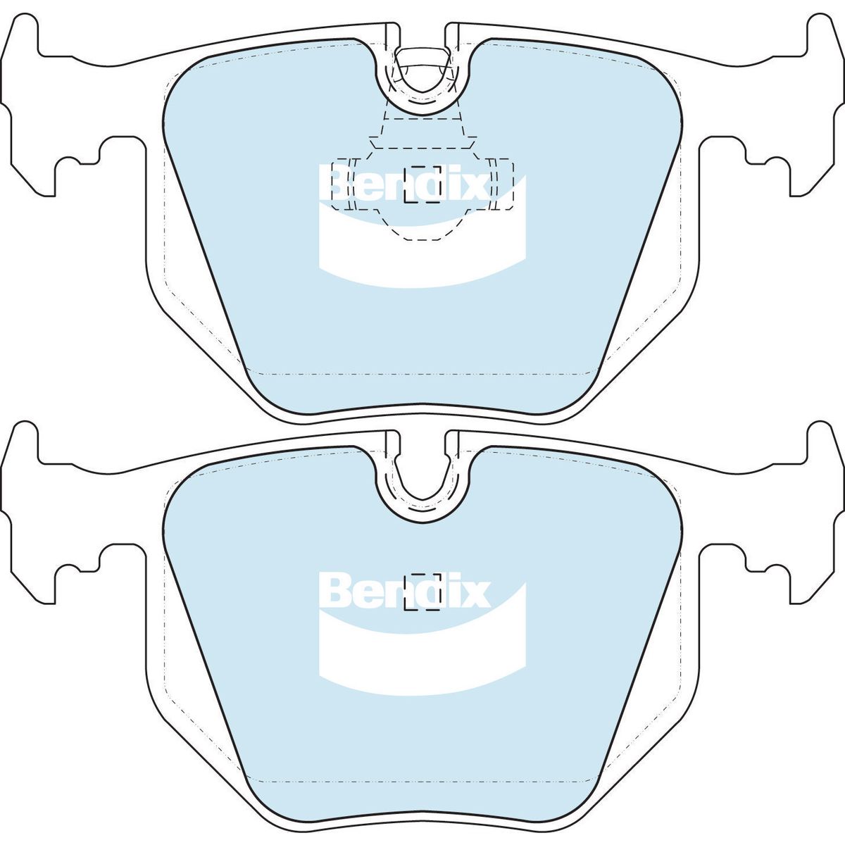 Bendix General CT Brake Pad Set Front DB1397 GCT