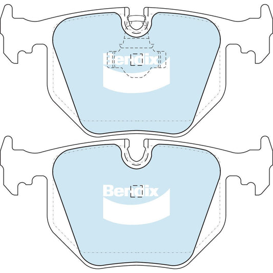 Bendix General CT Brake Pad Set Front DB1397 GCT