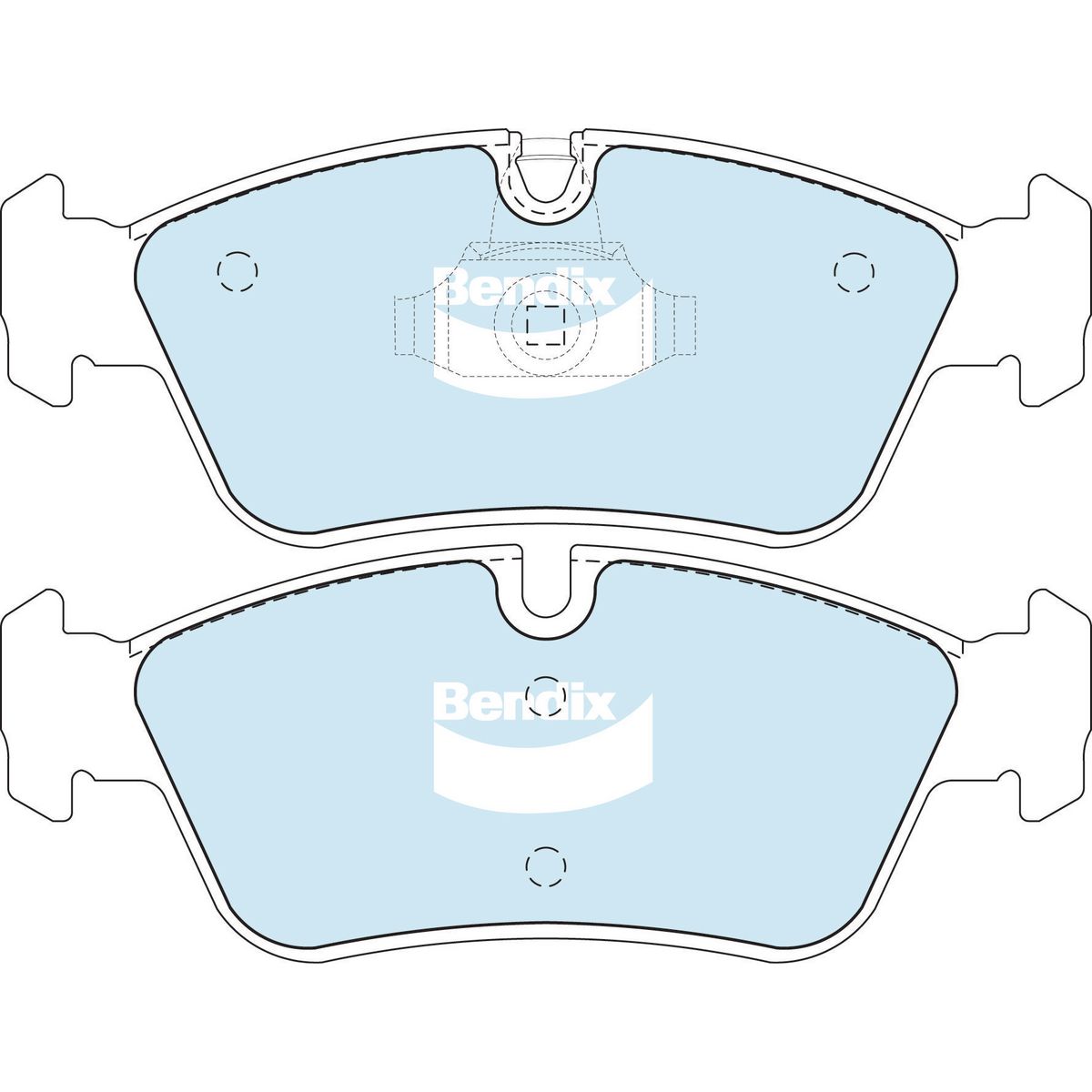 Bendix General CT Brake Pad Set Front DB1414 GCT