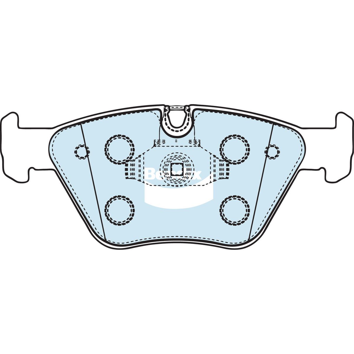 Bendix General CT Brake Pad Set Front DB1522 GCT