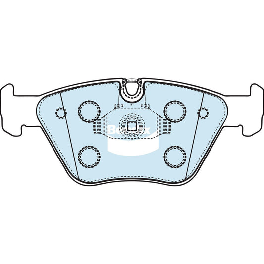 Bendix General CT Brake Pad Set Front DB1522 GCT