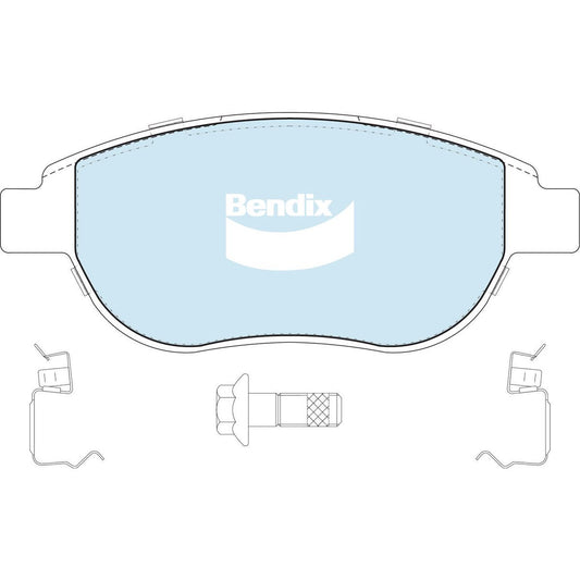 Bendix General CT Brake Pad Set Front DB1758 GCT