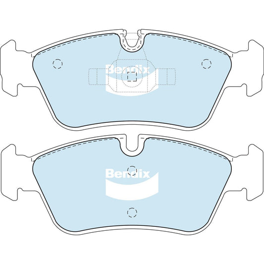 Bendix General CT Brake Pad Set Front DB1833 GCT
