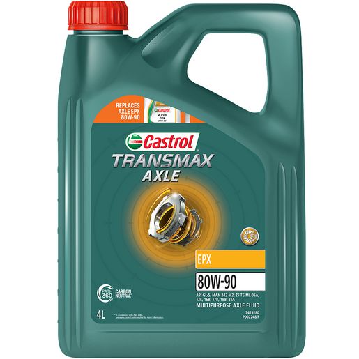 Castrol Transmax Axle Epx 80W-90 Gear Oil 4L 3429280