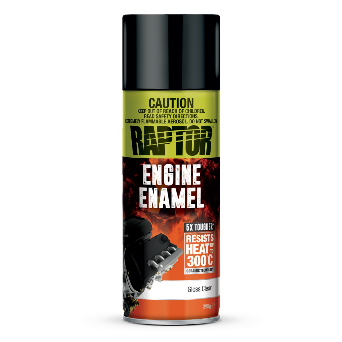 Raptor Engine Paint Enamel Gloss Clear 295G REEGC/AL