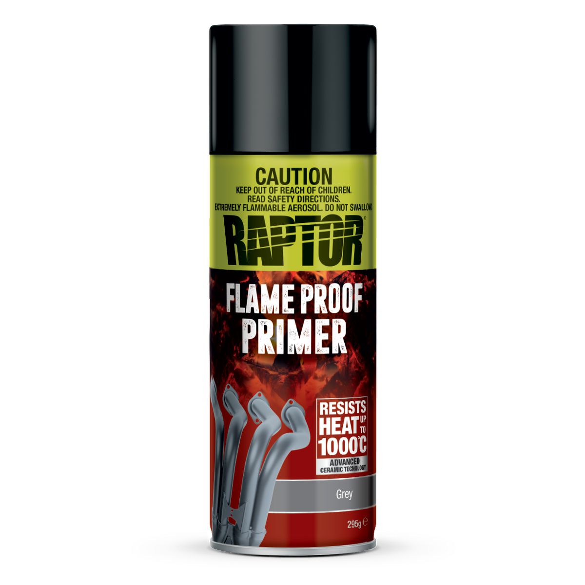 Raptor Flameproof Paint Primer Grey 295G RFLPG/AL