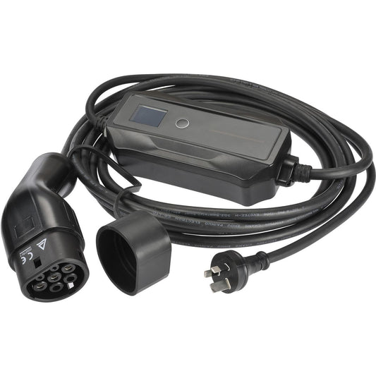 Projecta 2.4Kw Portable EV Charger 10A Plug 240Vac EVC2KW