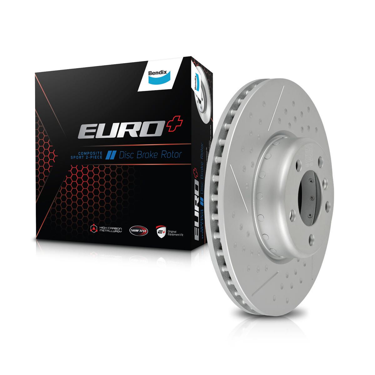 Bendix EURO+ Brake Rotor Pair 340mm Front BR9663 EURO+