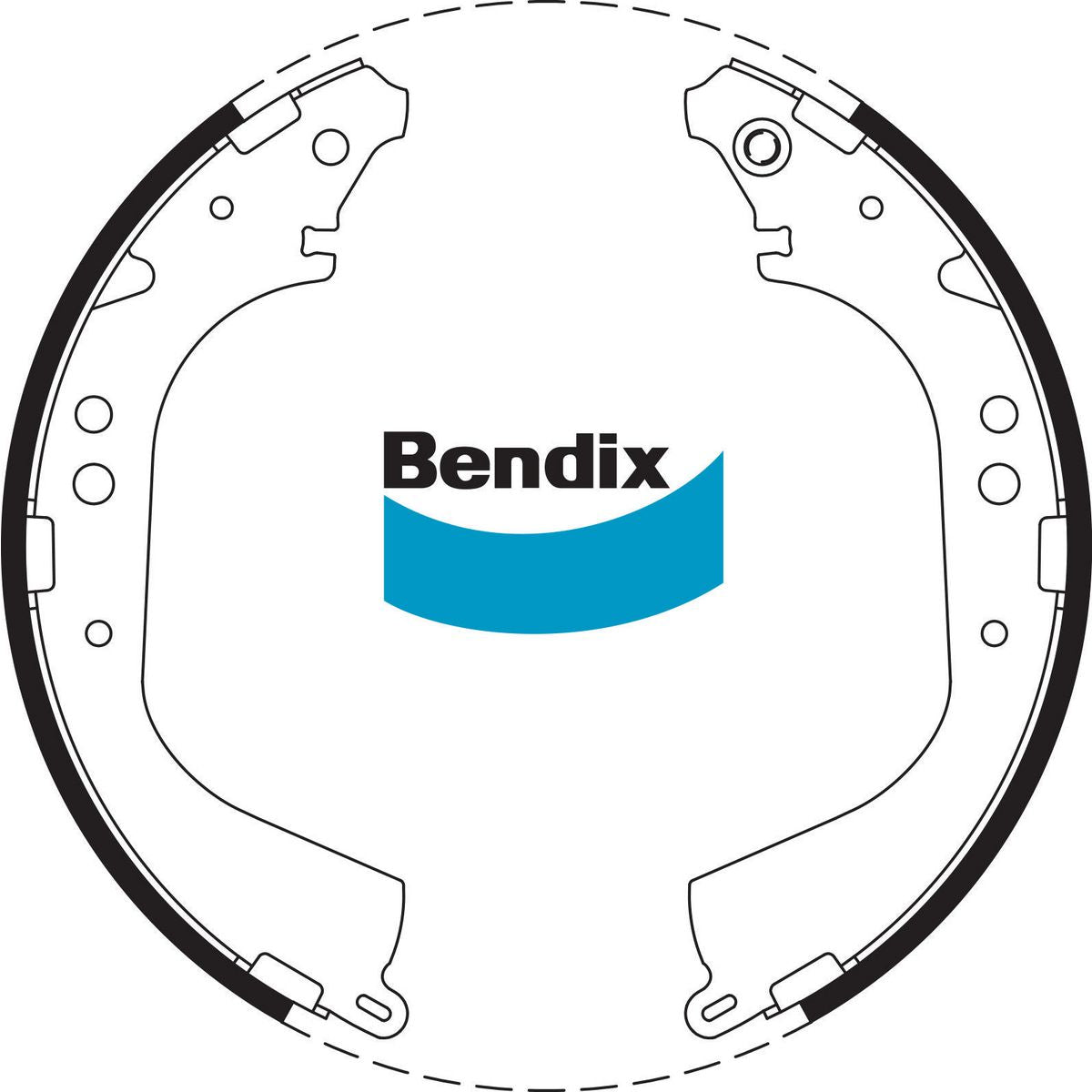 Bendix Ultimate 4WD Brake Shoe Set Rear BS1660 ULT4WD