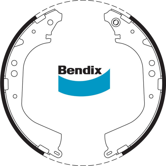 Bendix Ultimate 4WD Brake Shoe Set Rear BS1660 ULT4WD
