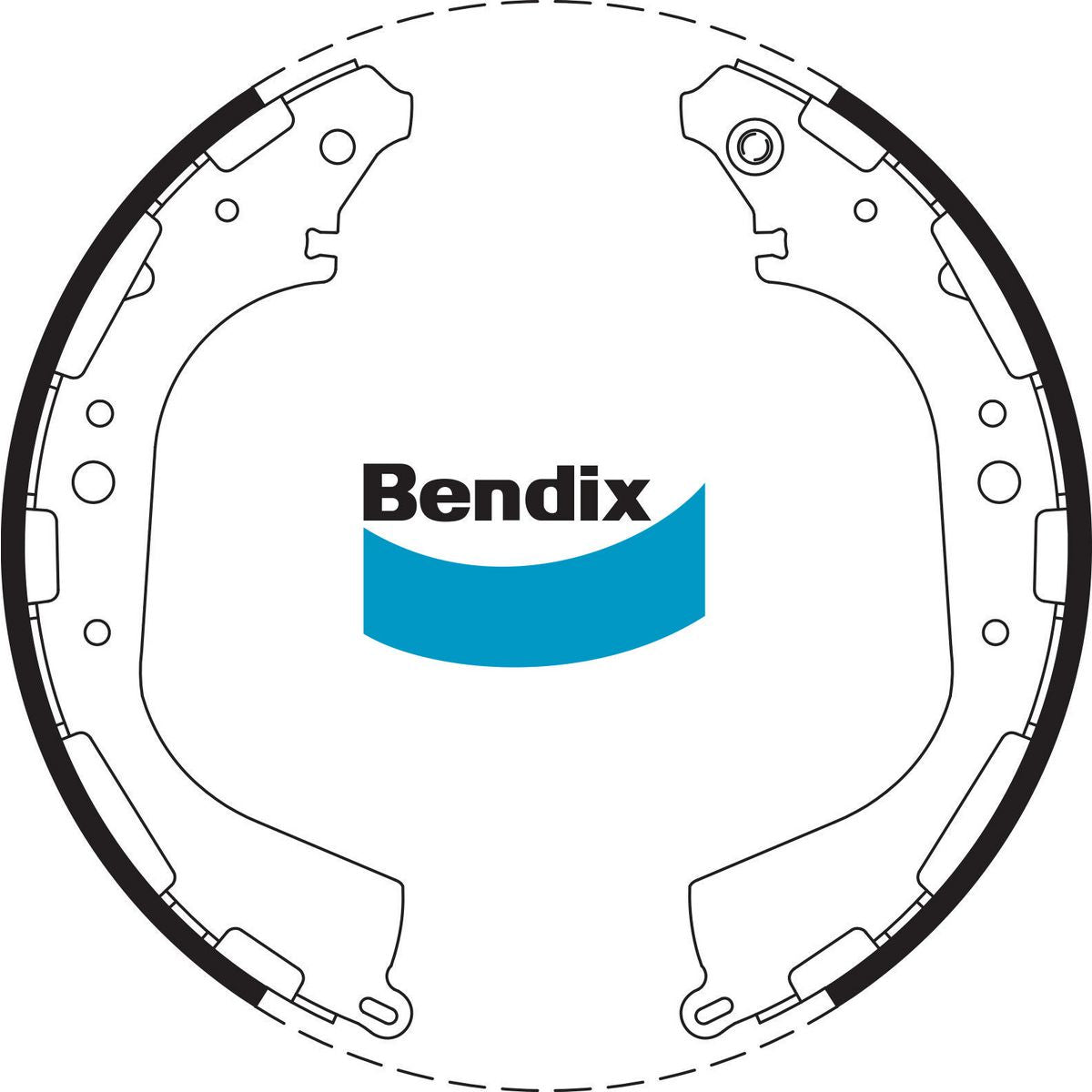 Bendix Ultimate 4WD Brake Shoe Set Rear BS1726 ULT4WD