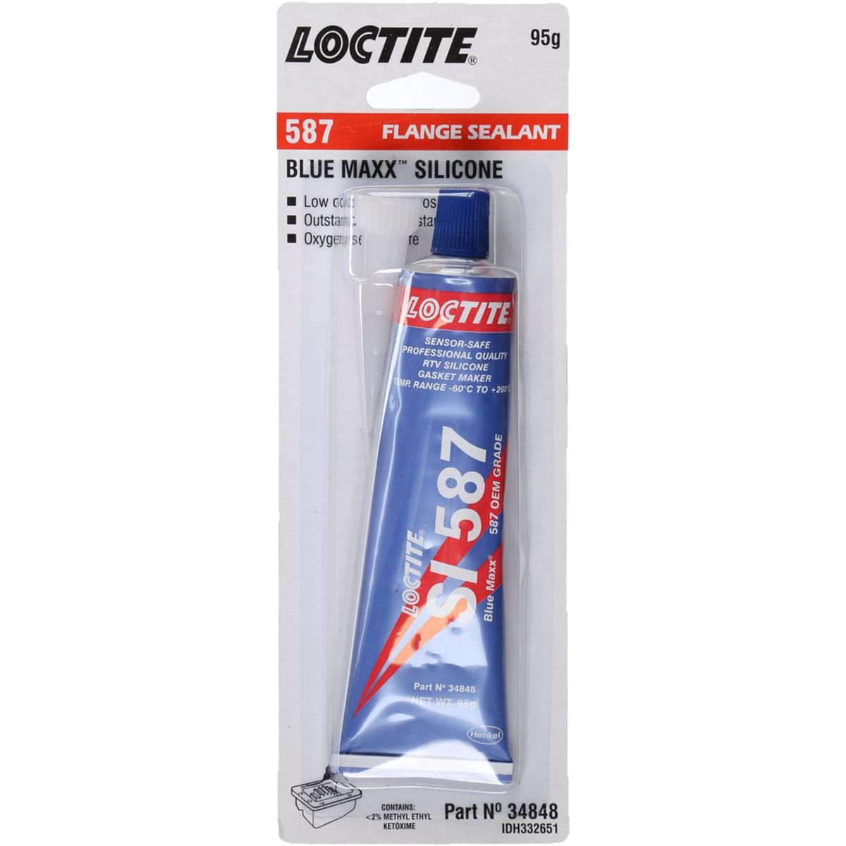 Loctite SI 587 MAXX Blue Silicone 95g 34848