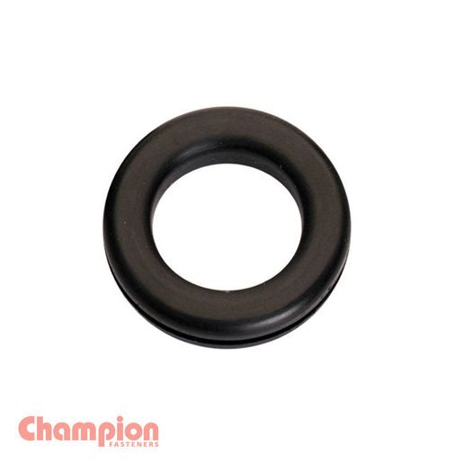 Champion Wire Nitrile Rubber Grommet M10 x 19 x 25mm 8Pk C63-7