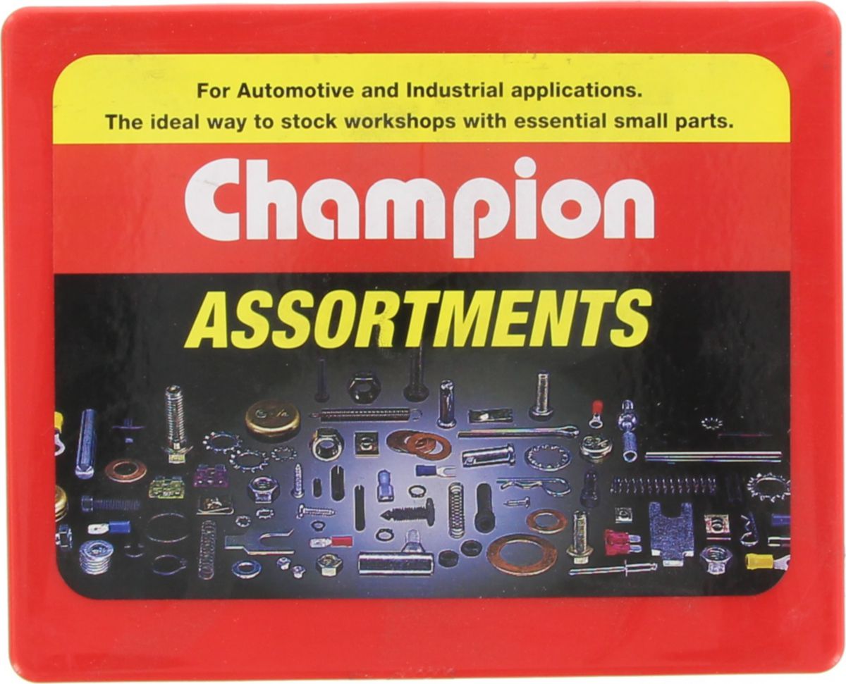 Champion Flat Steel Washer Assortment Pack Imperial/Metric 13 Sizes 695Pk CA576