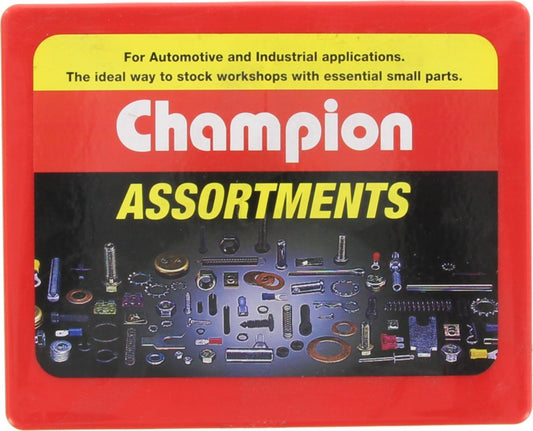 Champion Flat Steel Washer Assortment Pack Imperial/Metric 13 Sizes 695Pk CA576