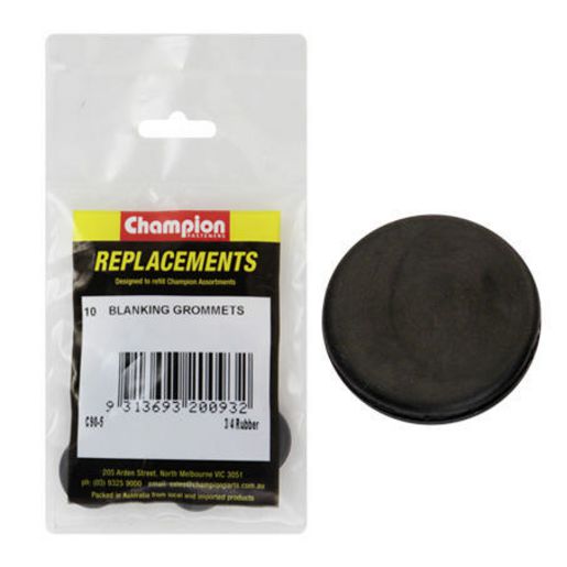 Champion Fasteners Nitrile Rubber 19mm Grommets C90-5