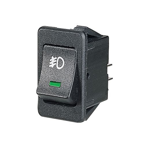 Narva Rocker Switch Fog LED Green 63027BL
