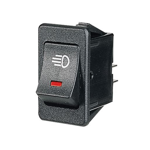 Narva Rocker Switch Dem LED Red 63026BL