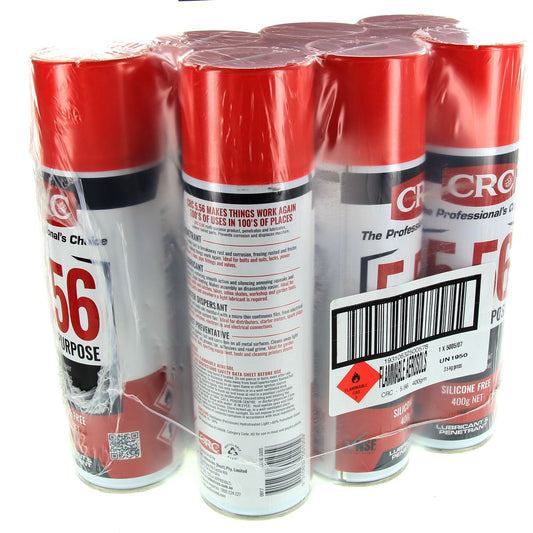 CRC 5-56 Multi-Purpose Lubricant Aerosol Spray 7x400g 7Pk 5005 07