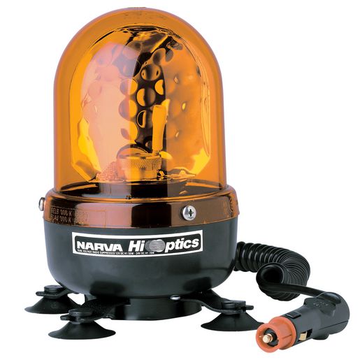 Narva Rotating Beacon Light Amber Magnetic 85411A