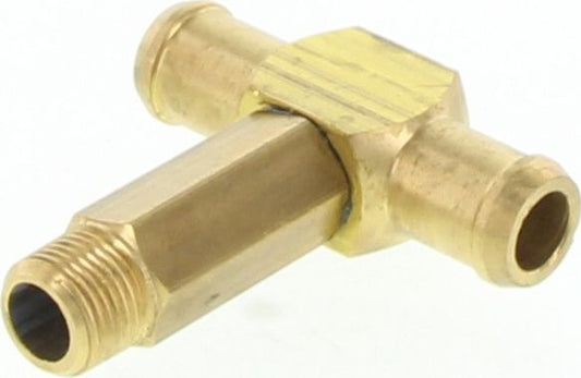 Kilkenny Castings T-Piece With Thread 3/8Anp X 2-5/8 Barb Hose Adaptor KC102