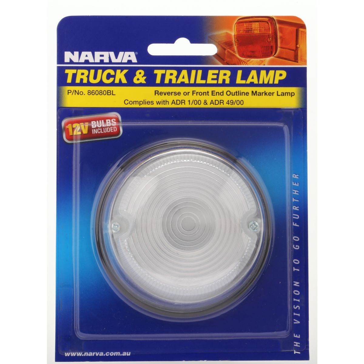 Narva Trailer Light Reverse Clear 86080BL