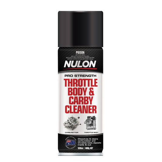 Nulon Pro-Strength Throttle Body & Carby Cleaner Aerosol Spray 400g