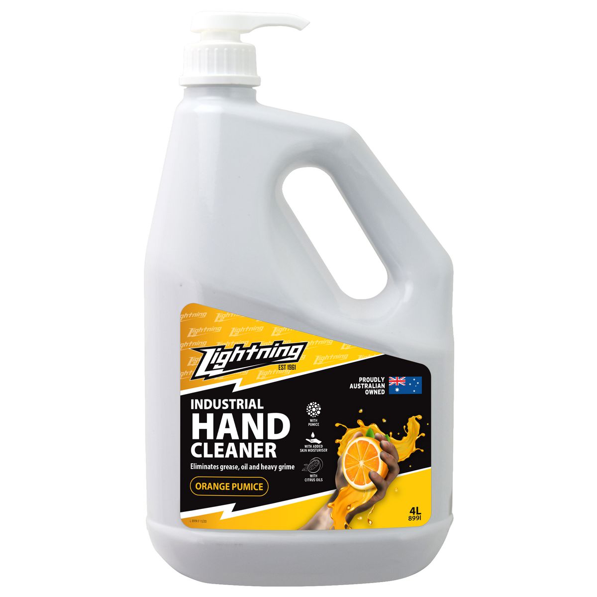Lightning Orange Pumice Hand Cleaner 4L 899I