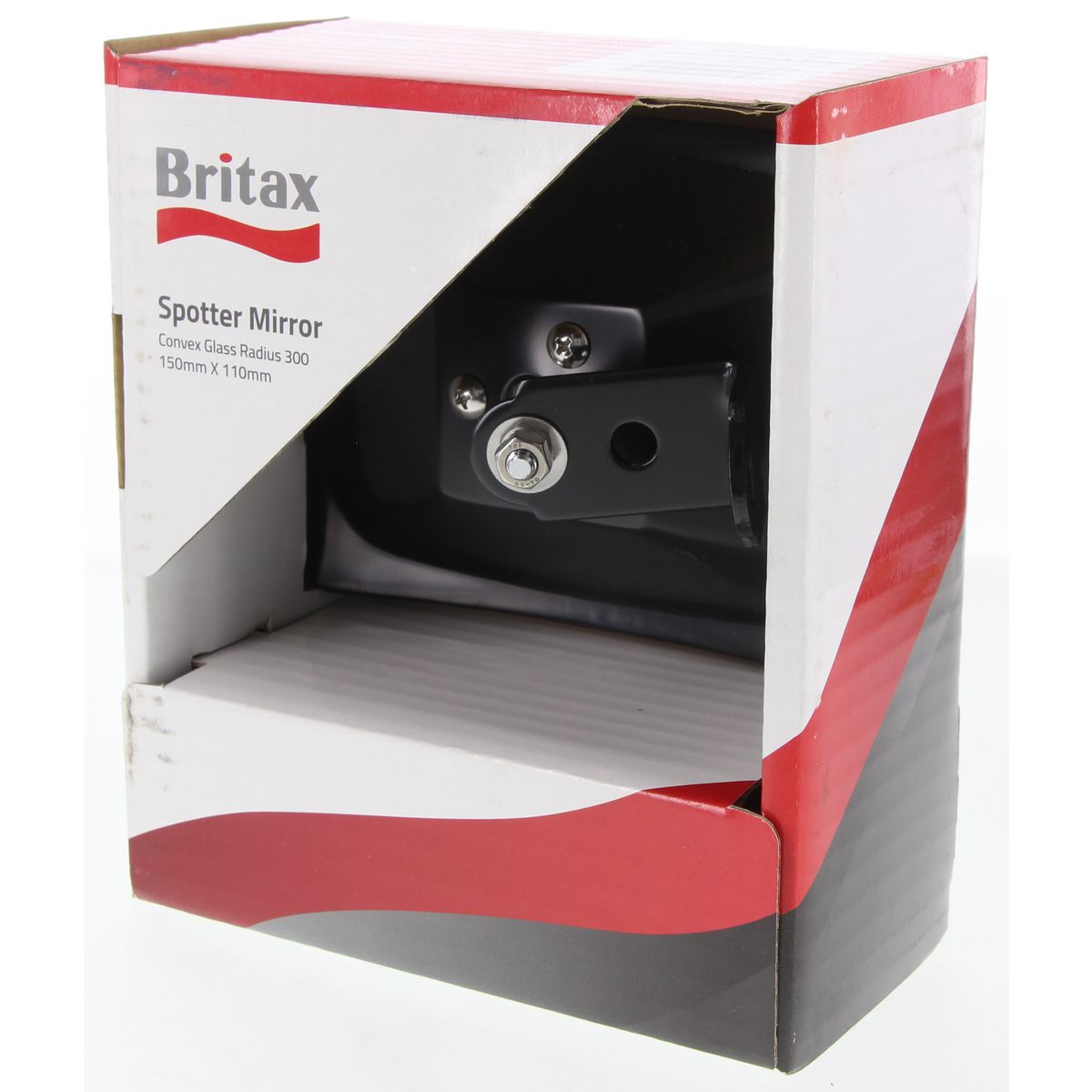 Britax Mirror Clamp-on Spotter Metal Housing & Black Finish 1421014