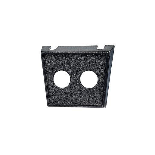 Narva Switch Panel Plastic Dual Hole 62041BL