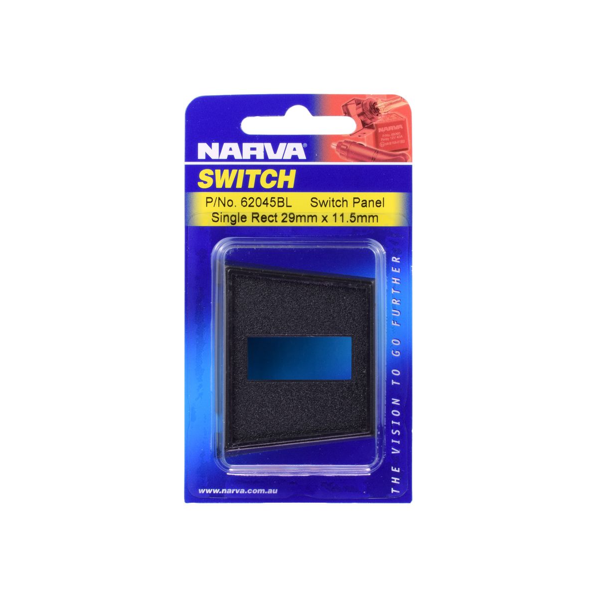 Narva Switch Panel Rect 62045BL