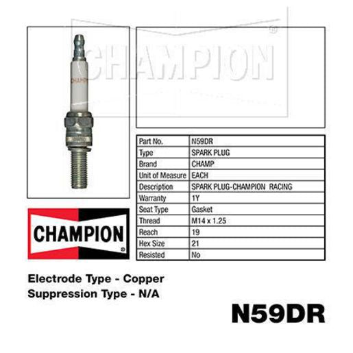 Champion Marine Spark Plug N59DR