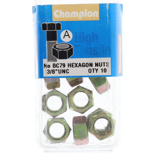 Champion Nut Pack UNC 3/8 BC79