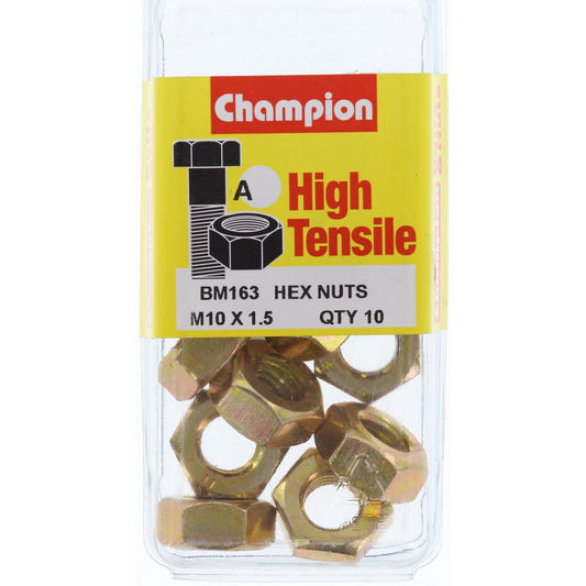 Champion Nut Pack Metric M10x1.50 BM163